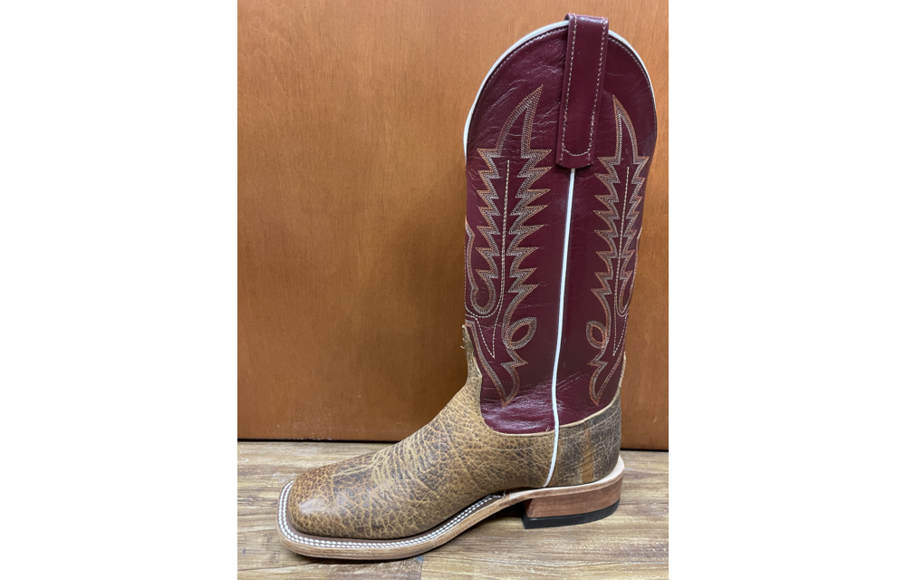 Anderson Bean Geronimo Bison Sangria Boot 335439 Corral Western Wear