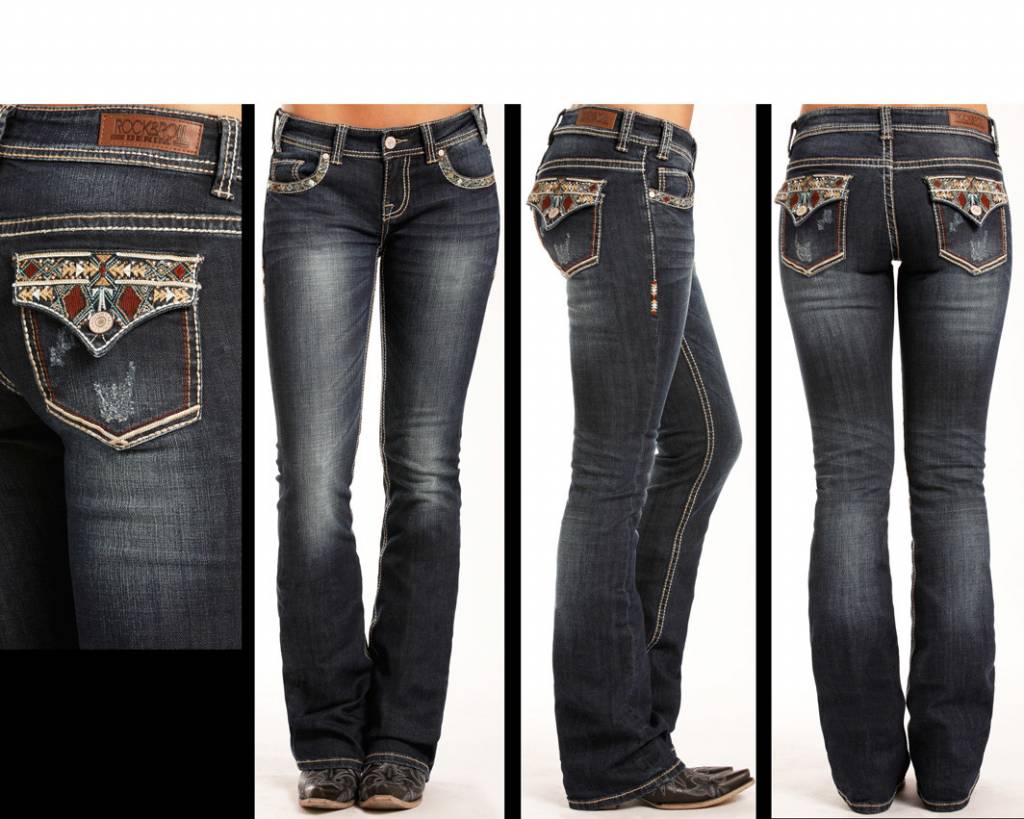 rock and roll cowgirl rival low rise jeans