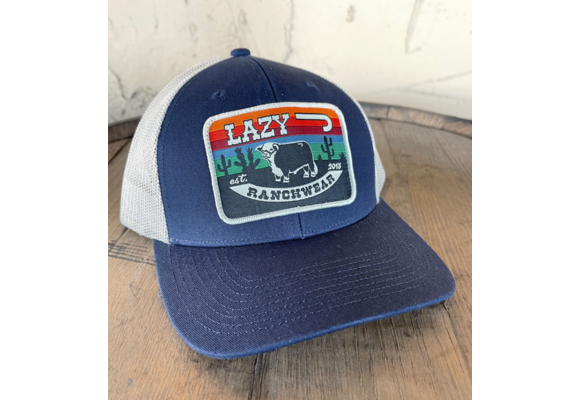 Lazy J Ranch Wear Green/Stone America's Best Patch Ball Cap