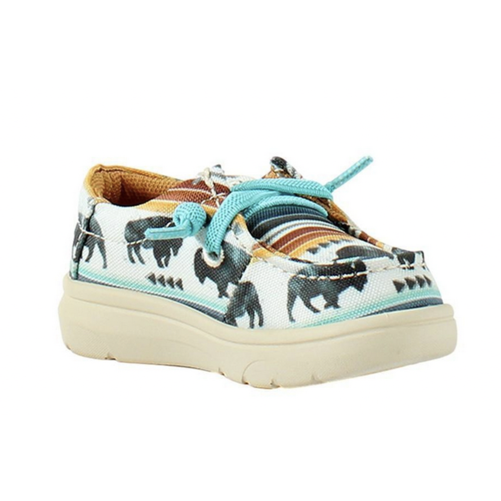 Ariat Girl's Buffalo Print Hilo Shoes A443001997 Corral Western Wear