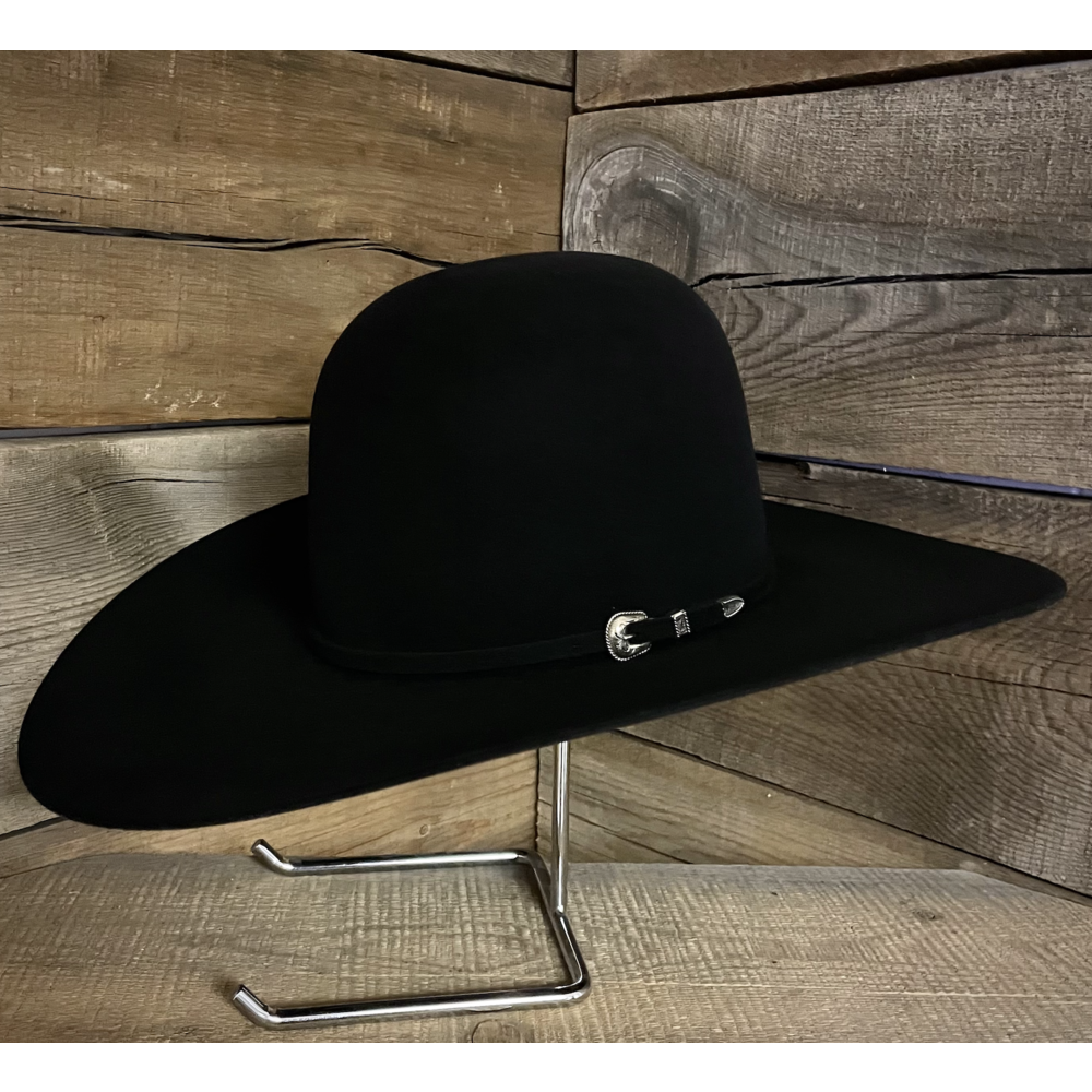 Rodeo King Black Felt Cowboy Hat (5 Brim) – Heck Of A Lope