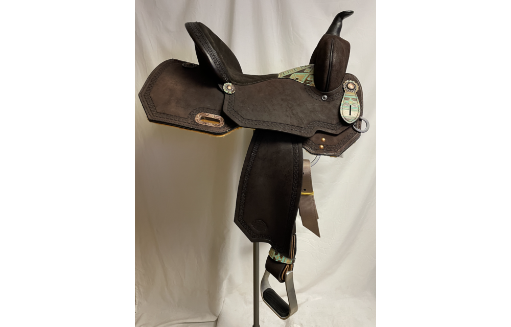 High Horse Madison Choc Barrel Saddle 6229N45C05 Corral Western Wear