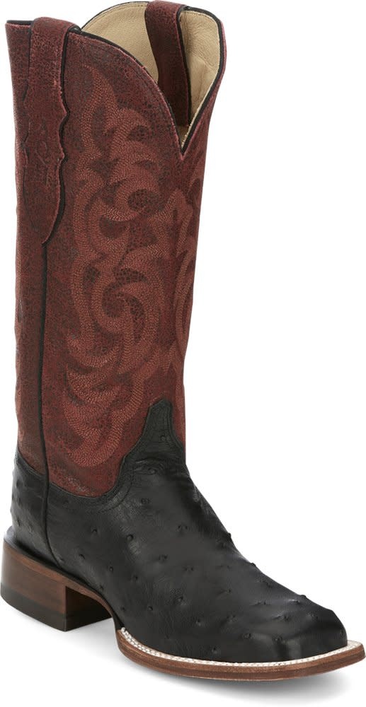 Justin Women's Blk FQ Ost Cowgal Boot AQ8650 Corral Western Wear