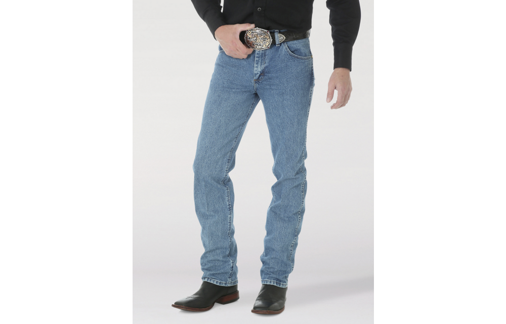 Wrangler 1036MWZSW Premium Performance Cowboy Cut Slim Fit Jean Stonewash