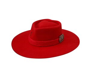 Charlie 1 Horse Fling Felt Hat Medium / Red