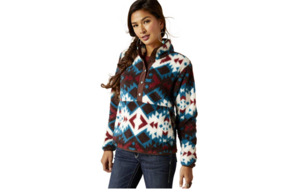 womens snap front sweatshirt