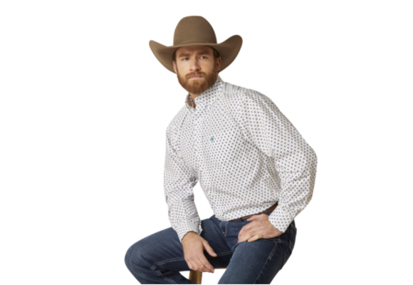 cowboy white shirt