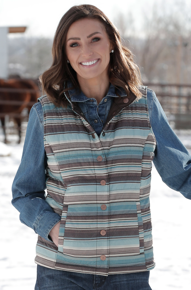 Cinch Cinch Women's Reversible Quilted Vest C4