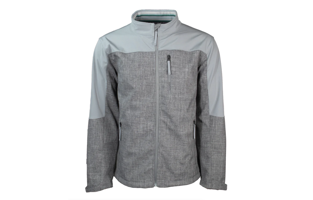 Hooey Men s Grey Olive Cream Softshell Jacket HJ092GY Corral