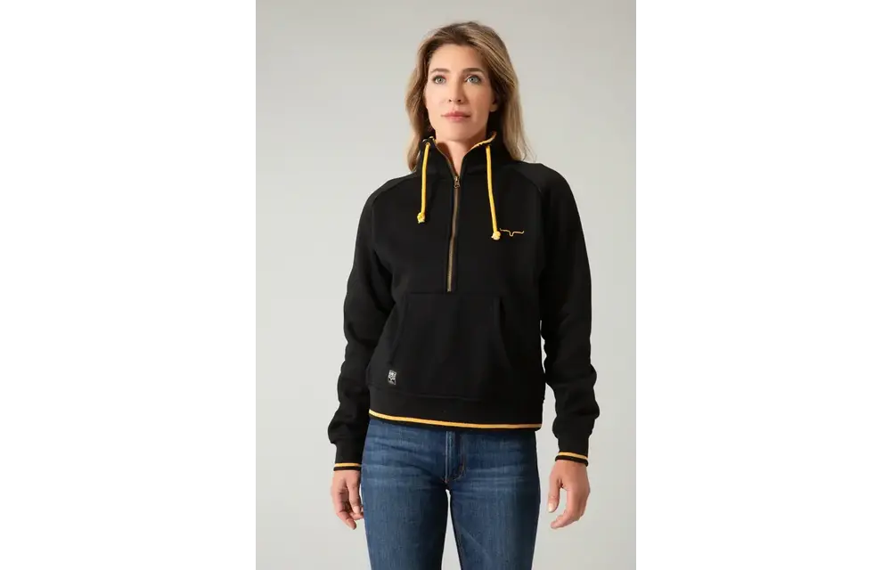 Kimes Ranch Women's Malta Cropped Quarter Zip Sweatshirt
