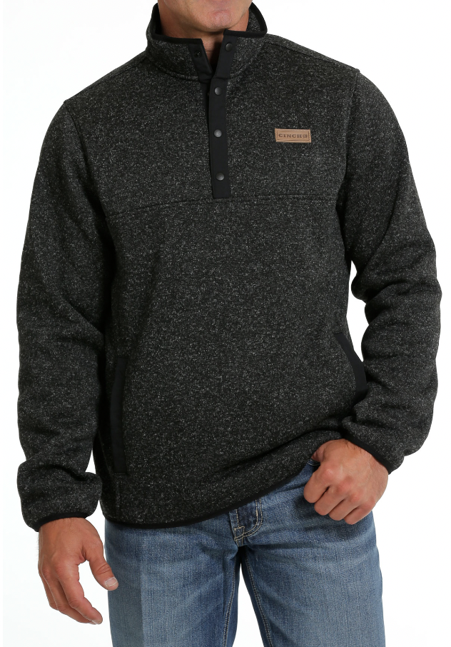 Cinch Men s Charcoal Pullover Sweater mwk1534004 Corral Western Wear