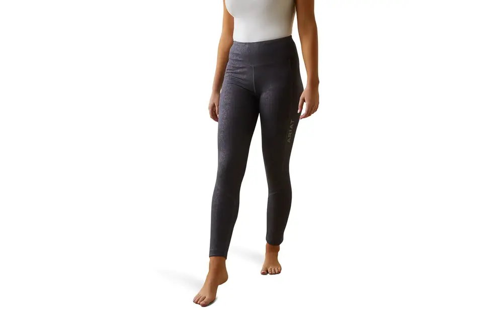 Tuff Ladies' High Waisted Legging with Pockets/Legging in Black S/M/L