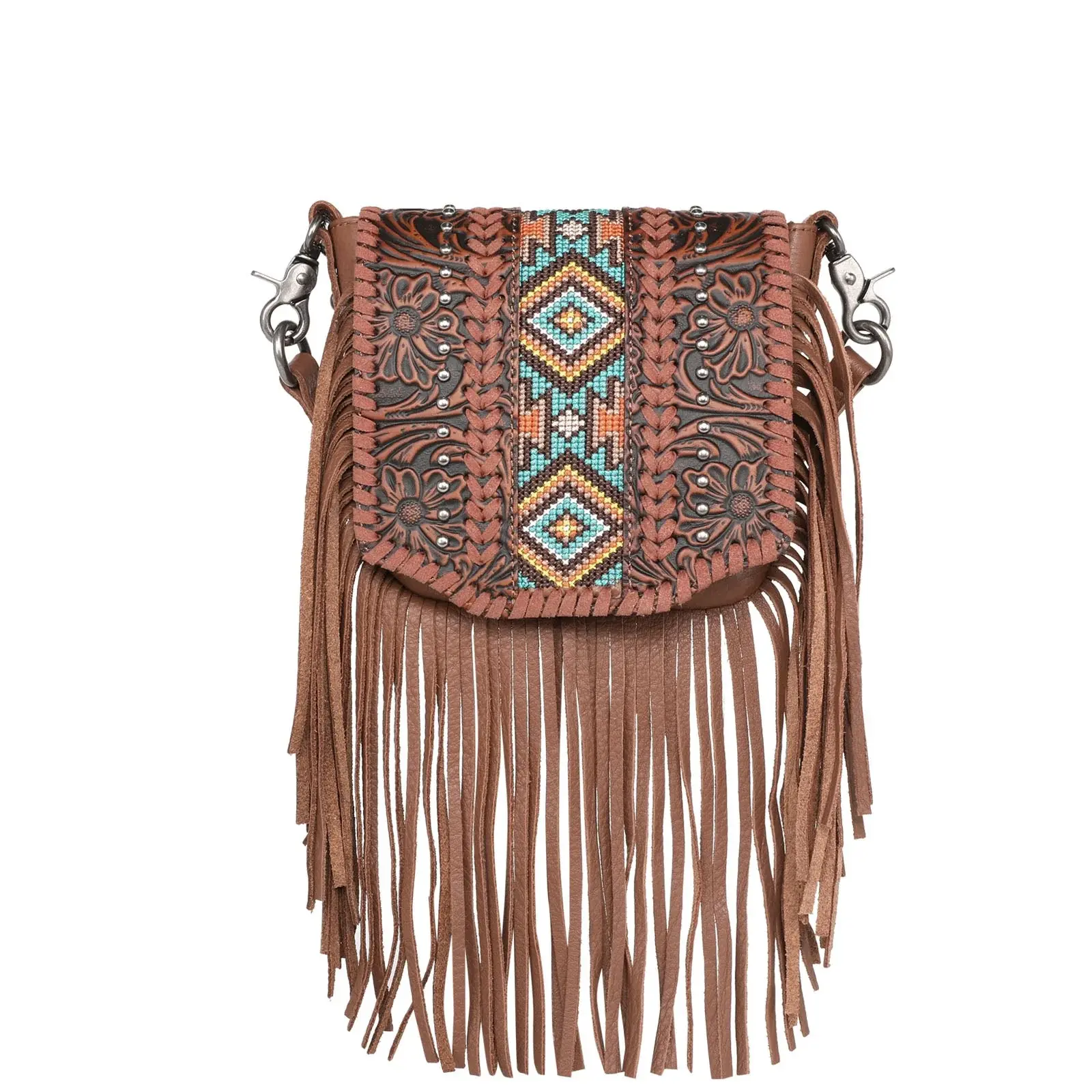 MONTANA WEST TOOLED FRINGE CB RLC-L166 - Corral Western Wear