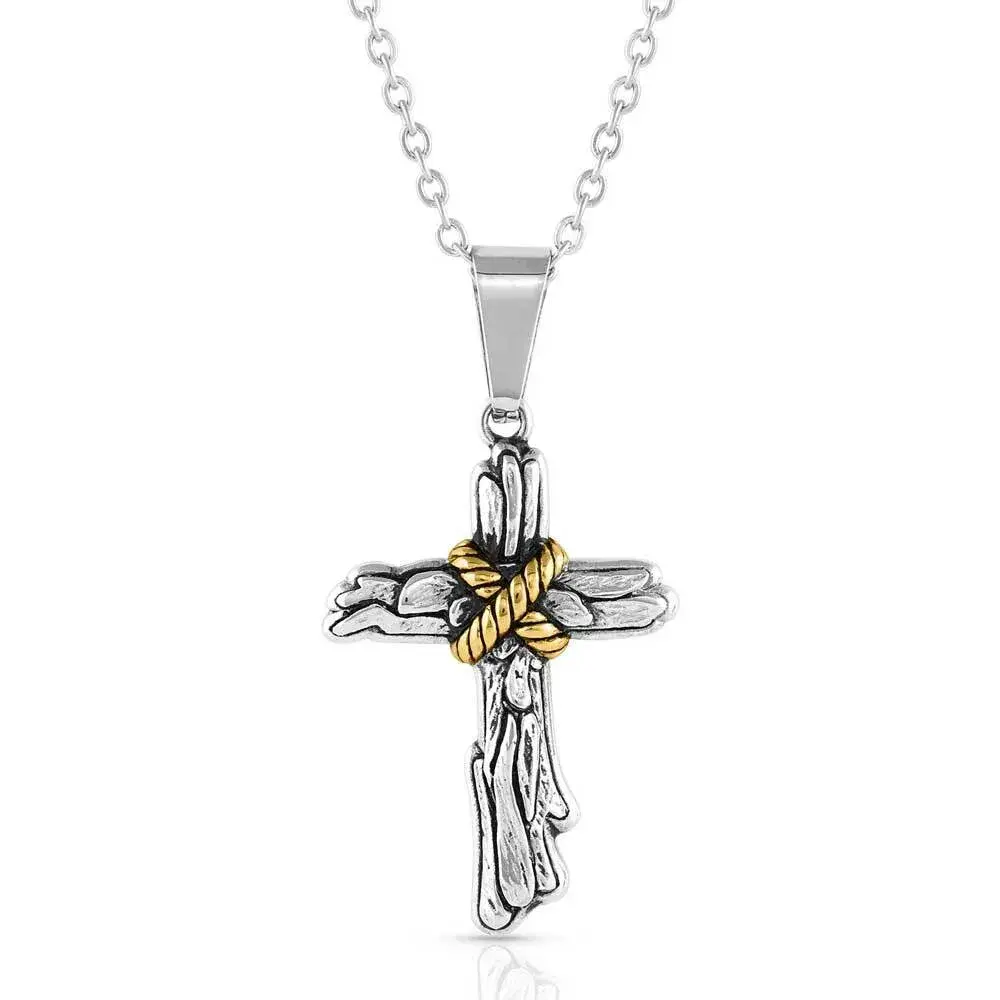 Montana Silversmith Extended Faith Cross Necklace & Earrings Set – Tack N  More