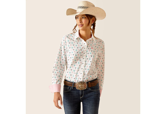 BLOUSE CINCH PRINT MULTI – Cowboy Corral Inc.