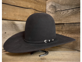 Rodeo King 10X Charcoal 4.5 Open 6A Hat Corral Western Wear