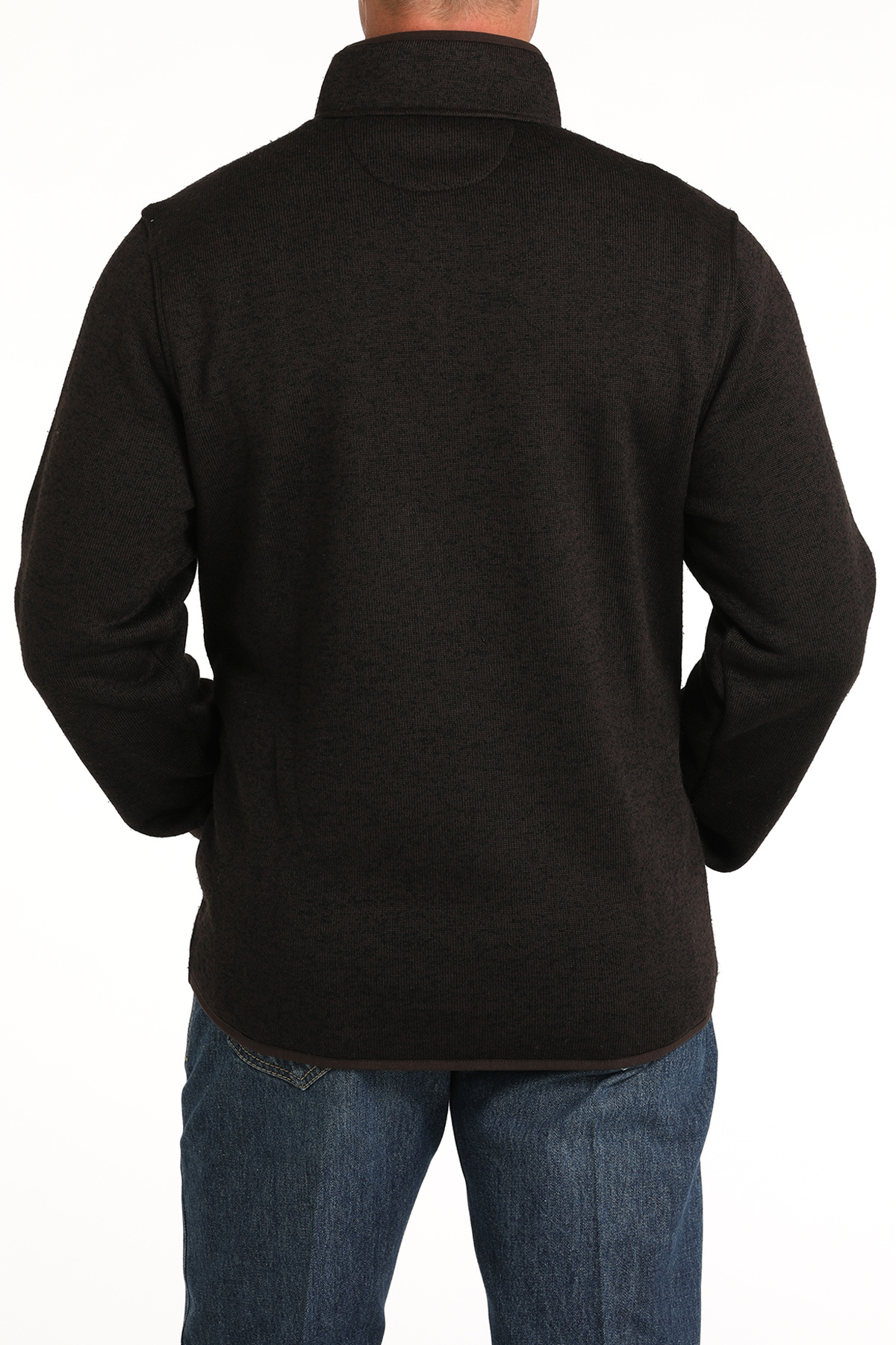CINCH MENS PULLOVER SWEATER BROWN MWK1534007 Corral Western Wear