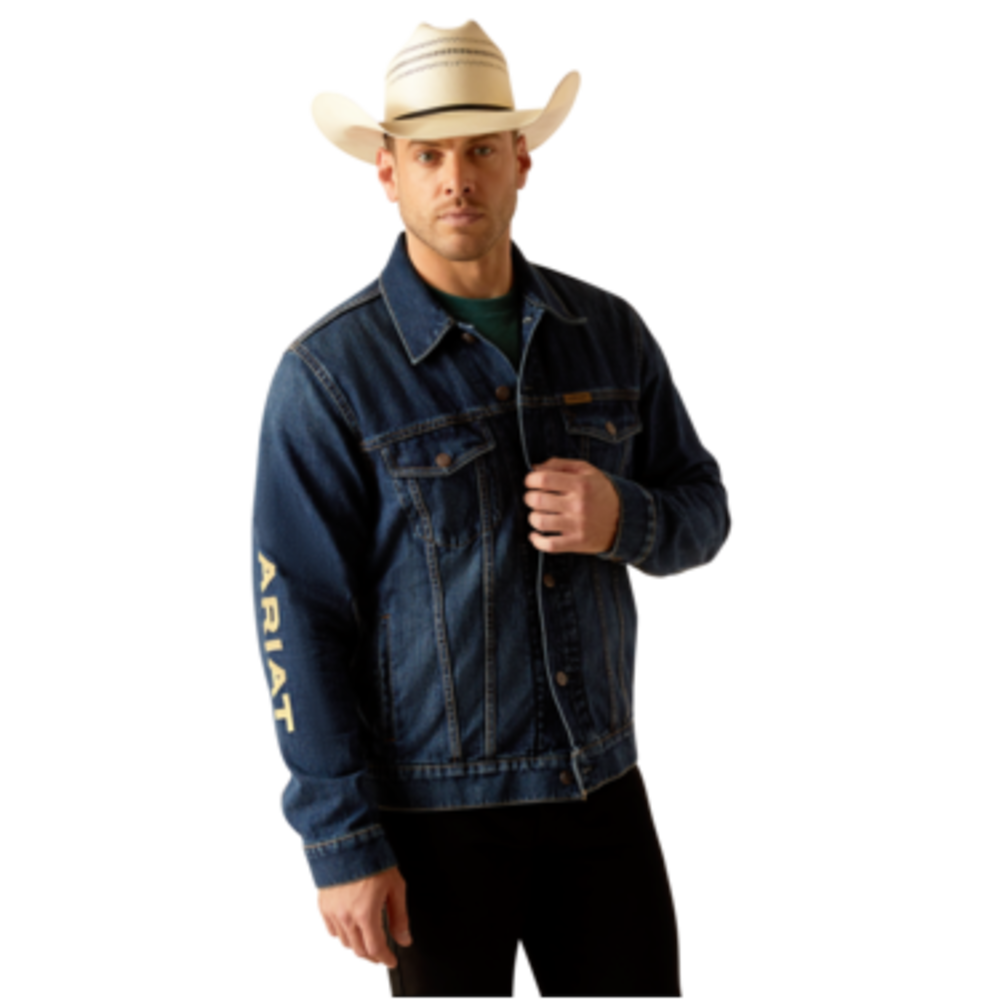 ARIAT TEAM TRUCKER DENIM JACKET RICHFORD 10048255 Corral Western Wear