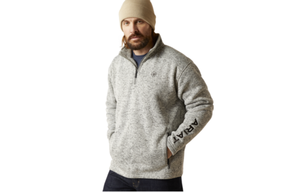 Ariat Men s Caldwell 1 4 Zip Sweater 10046490 Corral Western Wear