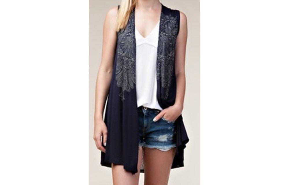 flowy vest tops