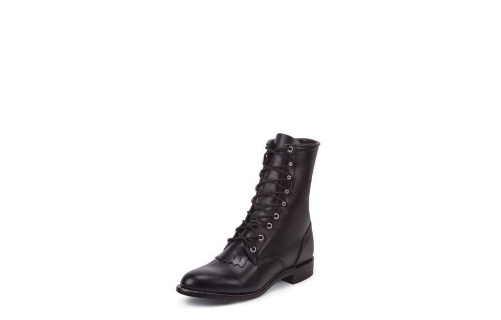 JUSTIN BLACK KIDDIE LACER 506 - Corral 