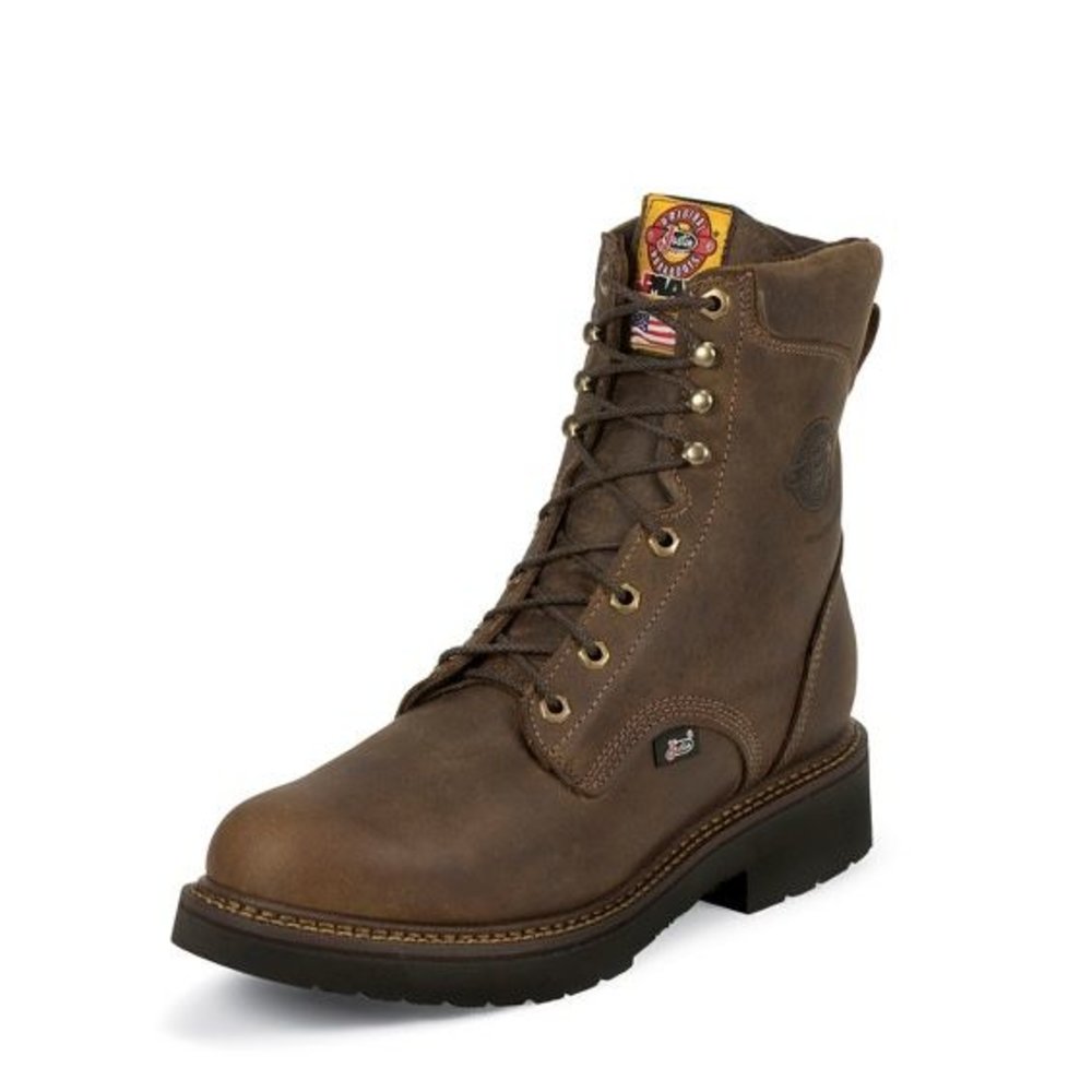 JUSTIN RUGGED BAY GAUCHO STEEL LACER 445 Corral Western Wear