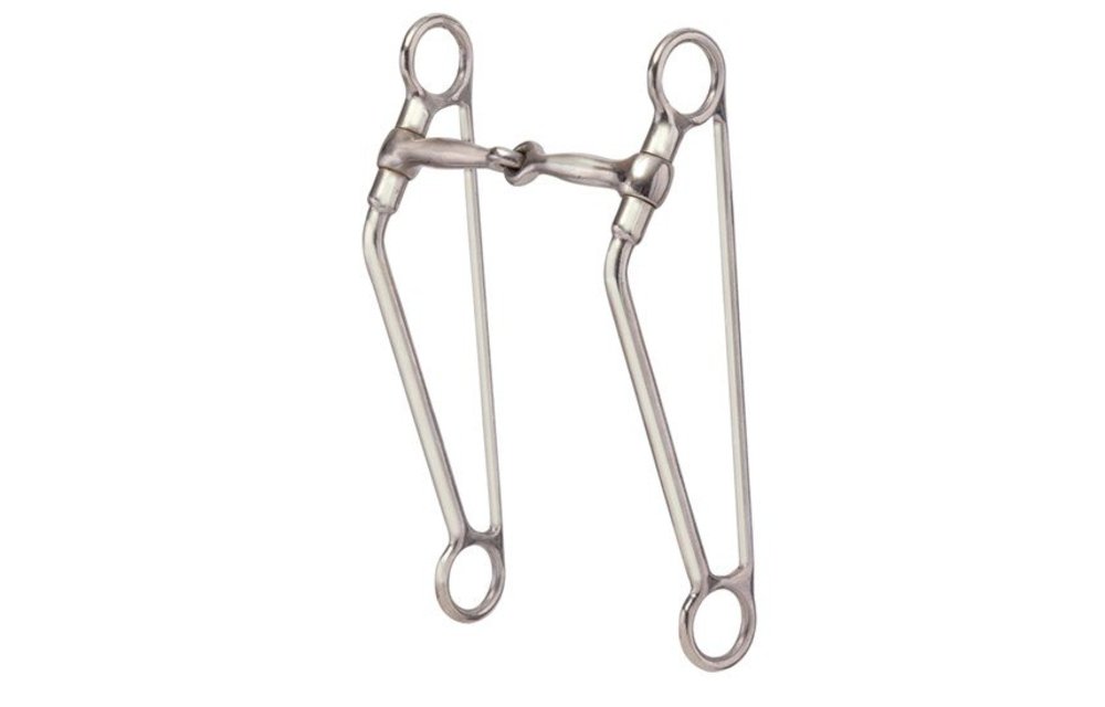Chrome Plated Loose Cheek Snaffle Bit