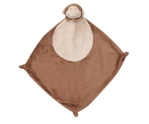 Angel Dear Napping Baby Blanket - Super Soft Brown Puppy Design, 29x29 Inches, Machine Washable