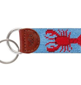 Smather's & Branson Key Fob Lobster Baby Blue
