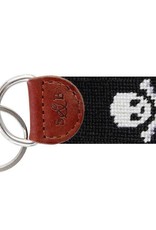 Smather's & Branson Key Fob Jolly Roger Black