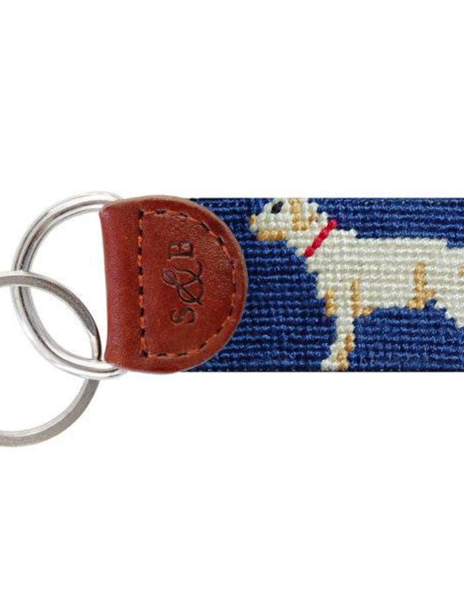 Smather's & Branson Key Fob Yellow Lab