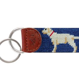 Smather's & Branson Key Fob Yellow Lab