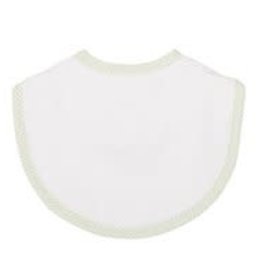 Three Marthas Basic Bib Green Stripe