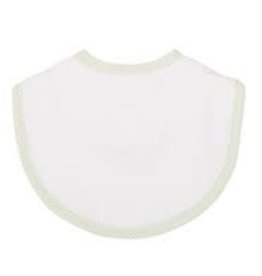 Three Marthas Bib Basic Green Stripe