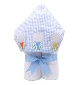 Three Marthas EveryKid Towel Blue Golf