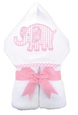 Three Marthas Everykid Towel Pink Elephant
