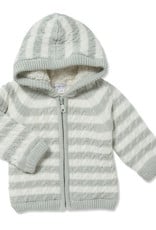 Angel Dear Sherpa Hoodie Pale Gray