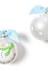 Coton Colors Ornament First Snowman Boy