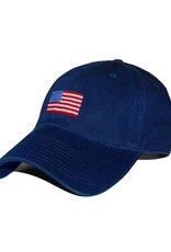 Smather's & Branson Hat American Flag on Navy
