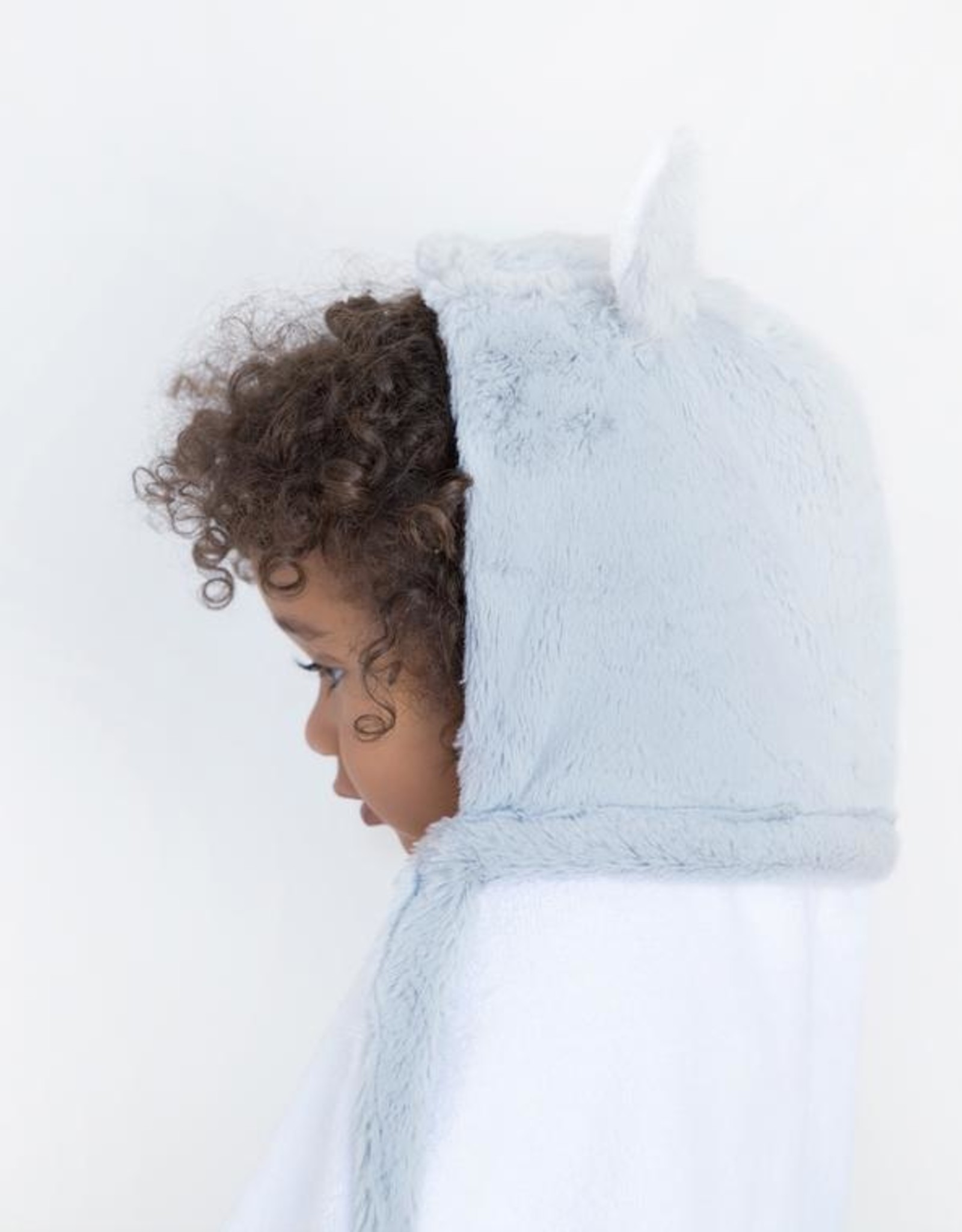 Little Giraffe Luxe Hooded Towel Blue