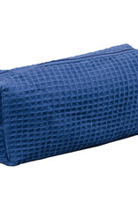 Small Waffle Cosmetic Navy