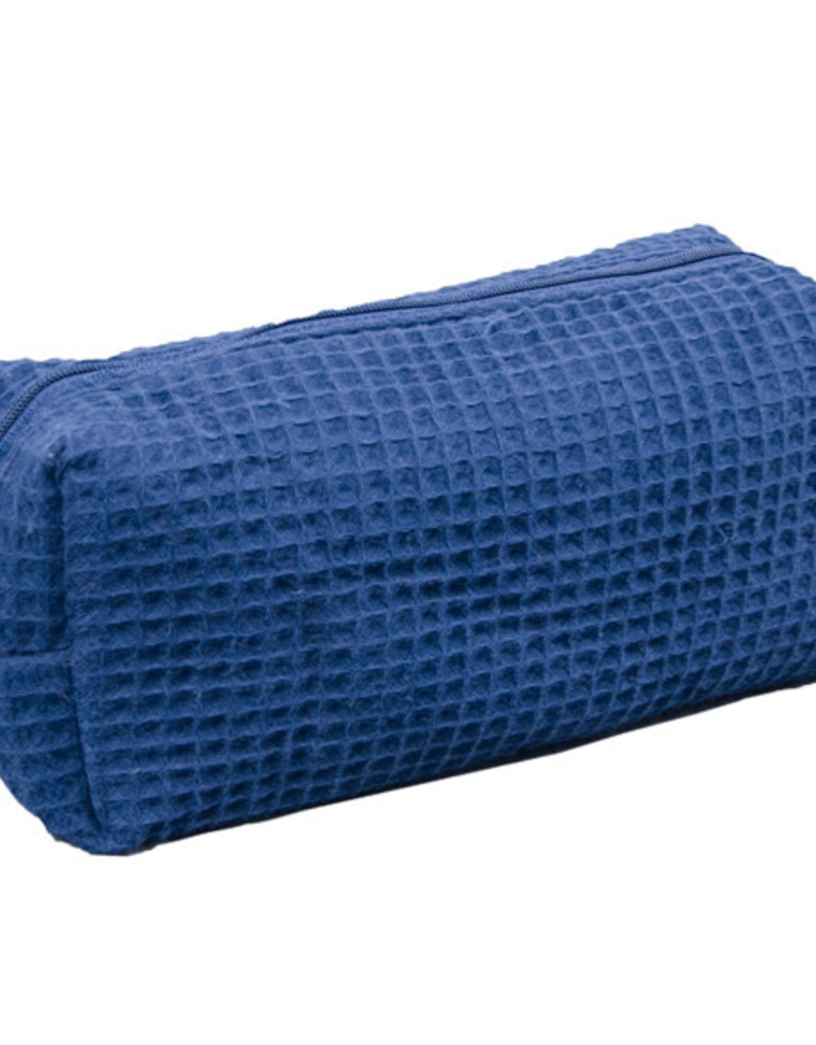 Small Waffle Cosmetic Navy
