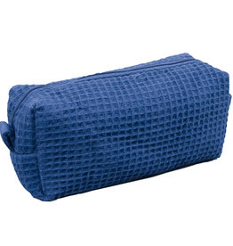 Small Waffle Cosmetic Navy