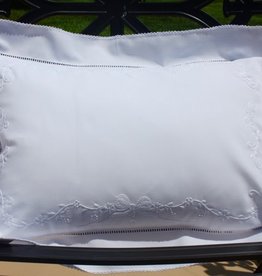 Pillow Spring Garden White Embroidery