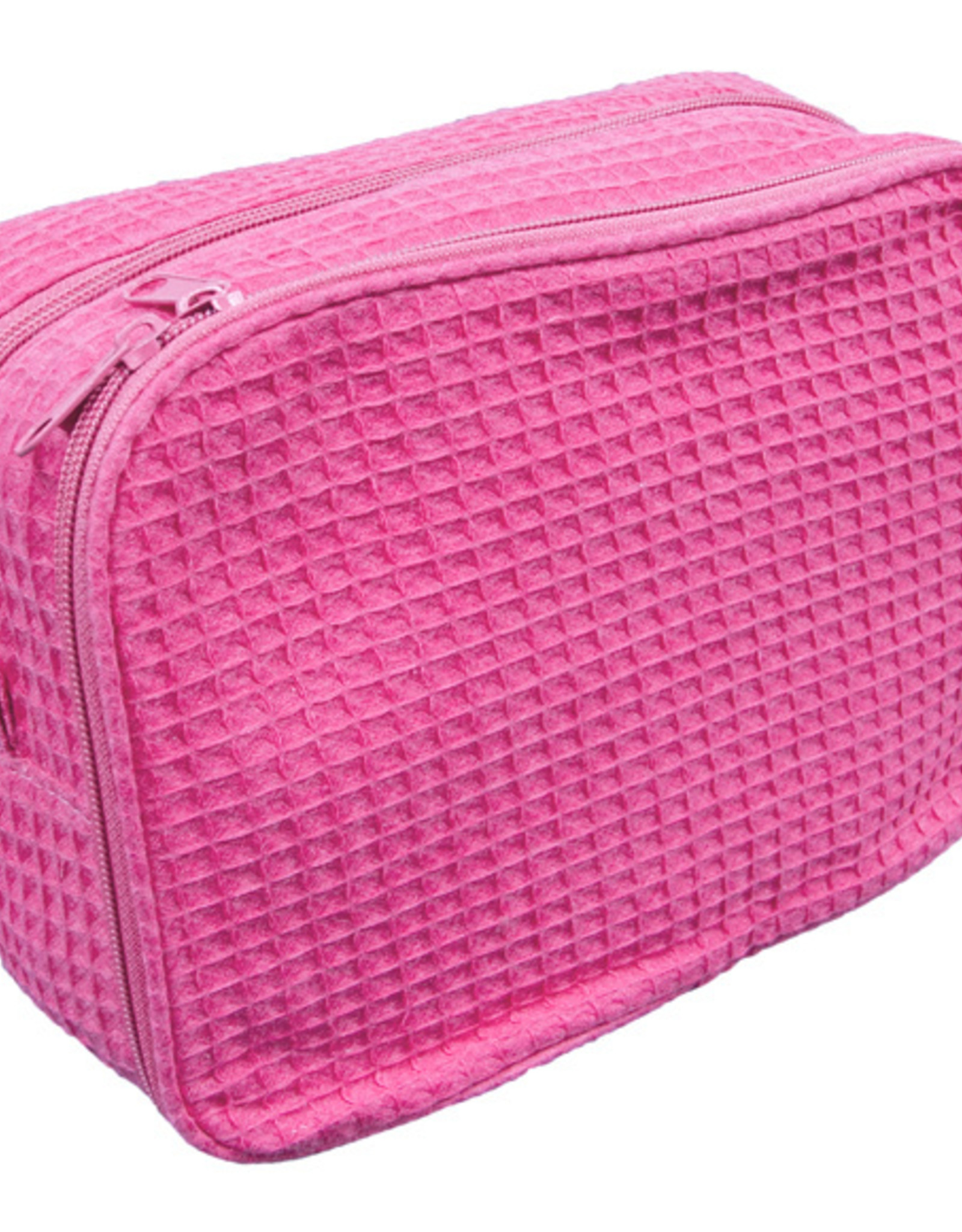 Terry Town Waffle Cosmetic Hot Pink