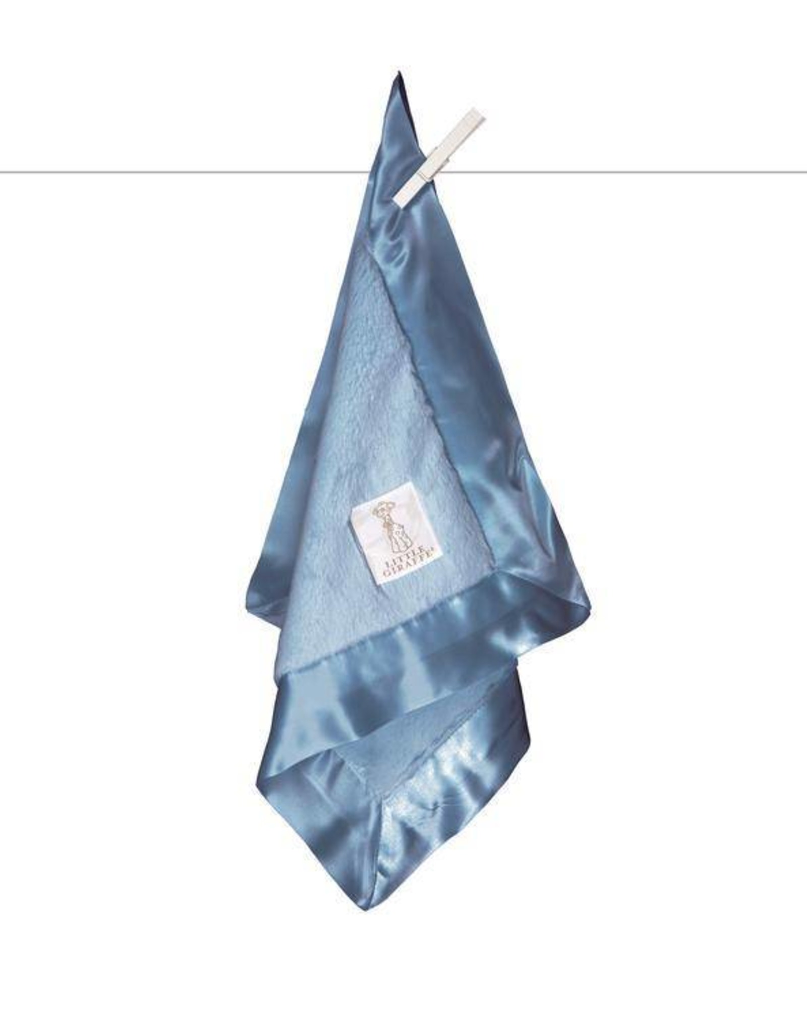 Little Giraffe Luxe Blanky Cornflower
