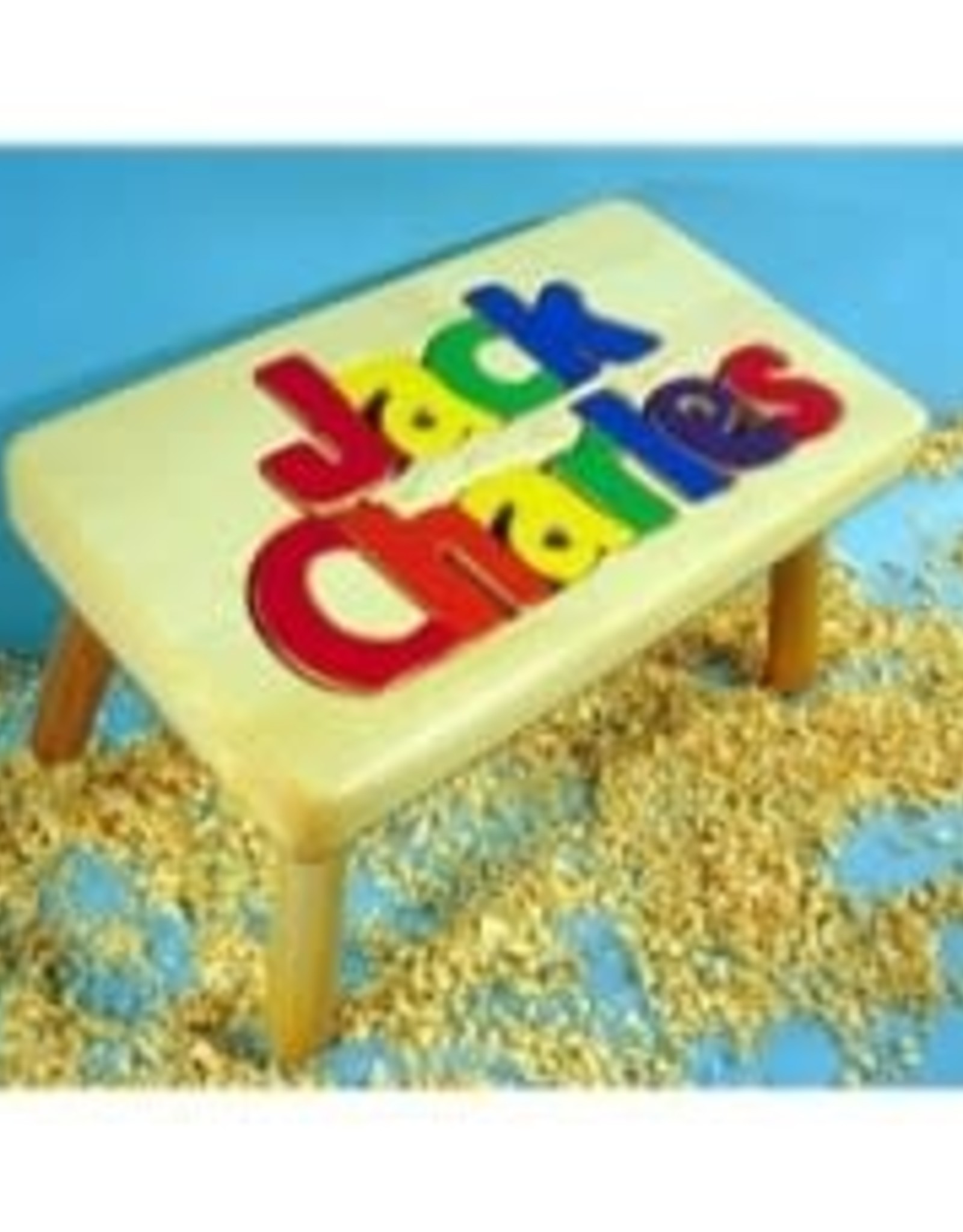 Cubbyhole Toys Natural Stool 2-Name