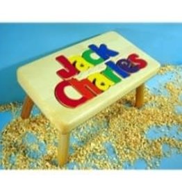 Cubbyhole Toys Natural Stool 2-Name