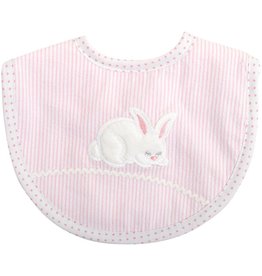 Three Marthas Medium Bib Pink Bunny