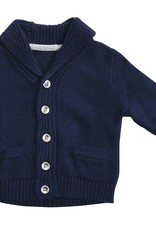 Angel Dear Shawl Collar Cardigan Marine Blue